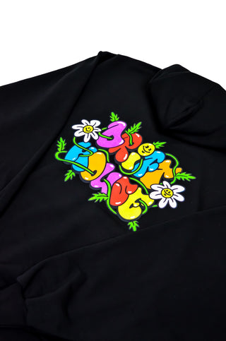 Stay stylish and comfortable with the Garden Hoodie. Oversized unisex fit with stunning graphics, puff print front, and embroidered logo. Celebrate 4/20 and Earth Day in style. Made in the USA