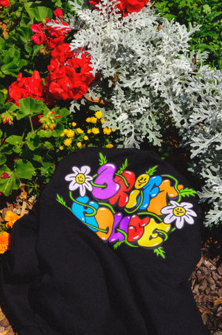 Stay stylish and comfortable with the Garden Hoodie. Oversized unisex fit with stunning graphics, puff print front, and embroidered logo. Celebrate 4/20 and Earth Day in style. Made in the USA