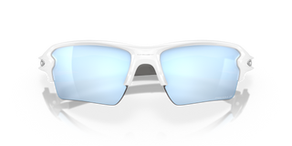 Oakley Flak 2.0 XL Polarized Sunglasses Polished White Prizm/Deep H2O