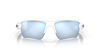 Oakley Flak 2.0 XL Polarized Sunglasses Polished White Prizm/Deep H2O