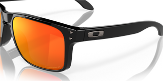Oakley Holbrook Polished Polarized Sunglasses Black/Ruby Prizm 