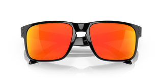 Oakley Holbrook Polished Polarized Sunglasses Black/Ruby Prizm 