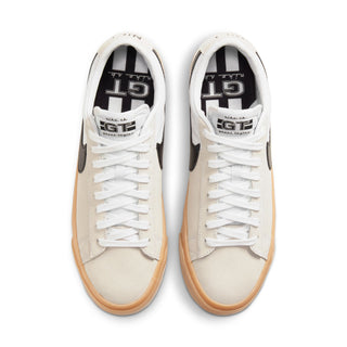 Nike SB Zoom Blazer Low Pro GT Skate Shoes White/Gum