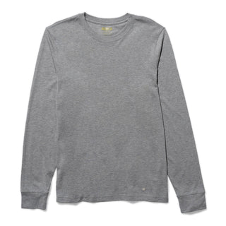 Stance Long Sleeve T-Shirt in Grey Heather, featuring the brand's signature Butter Blend™ fabric for an ultra-soft feel. Regular fit, mid-weight, made from a blend of 50% Pima Cotton and 50% Tencel.