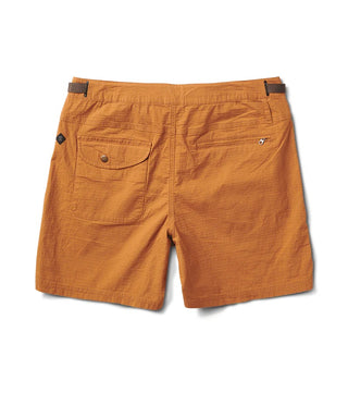 Roark's Campover Short, an adventure-ready gear with city aesthetics, made from durable cotton ripstop stretch and equipped with practical features.