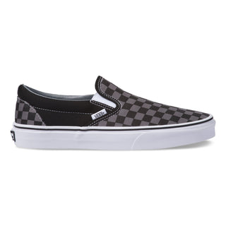 Vans Checkerboard Slip-On Shoes Black/Pewter Check
