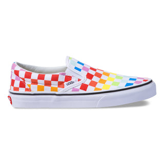 Vans Checkboard Slip-On Shoes Rainbow