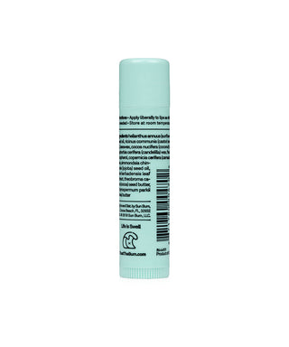 Sun Bum CocoBalm in Ocean Mint flavor, enriched with Coconut Oil and Aloe Vera, for moisturized lips.