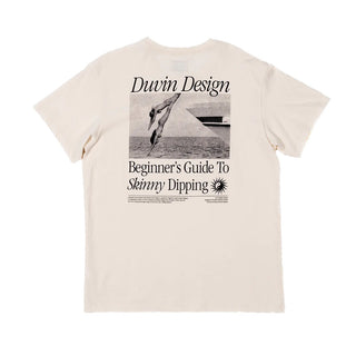 Duvin Design Skinny Dippin Tee Natural White