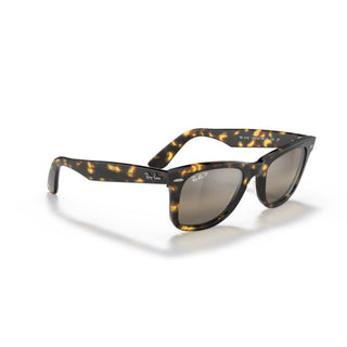 Ray-Ban Original Wayfarer Chromance Polarized Sunglasses Yellow Havana
