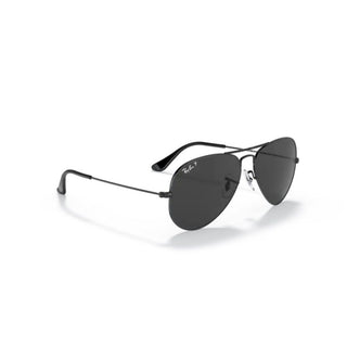 Ray-Ban Aviator Total Black Polarized Sunglasses Polished Black/Black