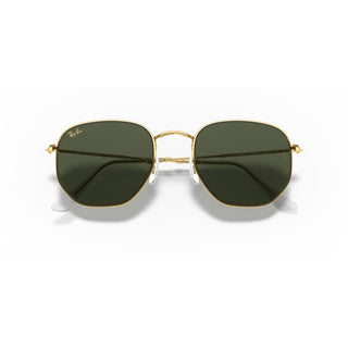 Ray-Ban Hexagonal Legend Gold Sunglasses Gold/Green