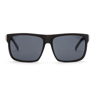 OTIS After Dark sunglasses, black woodland matte frame, grey polarized lenses, durable design.