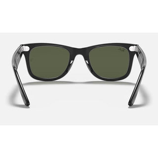 Ray Ban Original Wayfarer Classic Black Green Classic G-15 Sunglasses
