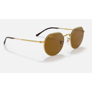 Ray Ban Jack Legend Sunglasses Gold Brown Classic B-15