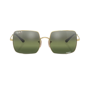 Ray Ban Square 1971 Chromance Sunglasses Gold/Green