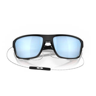 Oakley Split Shot Polarized Sunglasses Matte Black/Prizm Deep Water 