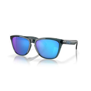 Oakley Frogskins Polarized Sunglasses Crystal Black/Sapphire Prizm