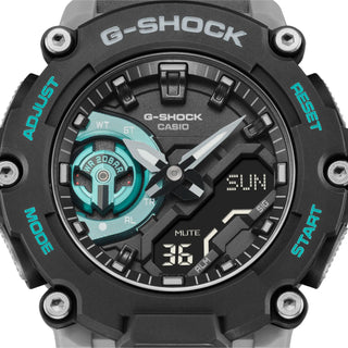 G-SHOCK GA2200M-1A Analog/Digital Watch Black/Teal