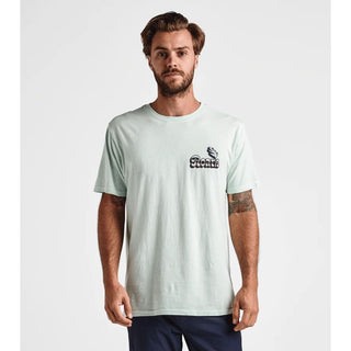 Roark's Open Roads Type Men's Short-Sleeve Tee, a 100% cotton shirt echoing the spirit of open roads and exploration in New Zealand.