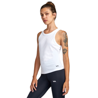 RVCA Essential Ribbed Tank Top White