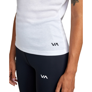 RVCA Essential Ribbed Tank Top White